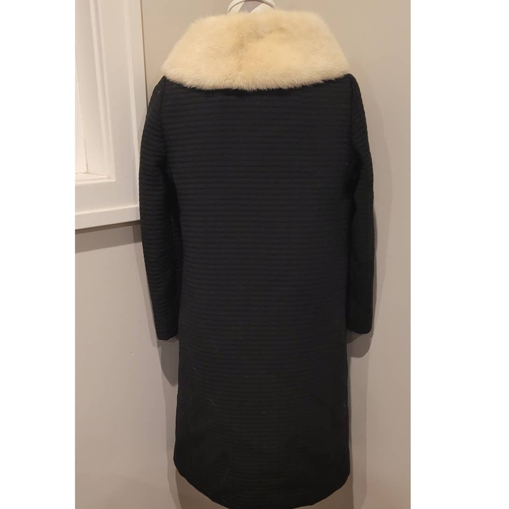 Vintage Genuine Fur Trimmed Union Made Women's Coat - Picture 2 of 5